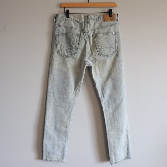 PacSun Men's Sz 30x30 Blue Light Wash Stretch 5-Pocket Slim Taper Denim Jeans - Picture 2 of 13